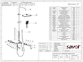 Душевая система Savol (S-DG2345C) S-DG2345C