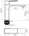 Смеситель для раковины Savol (S-DG1101Q) S-DG1101Q