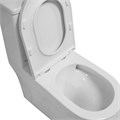 Унитаз-моноблок Azario Игл 690х360х800 безободковый, слив "Торнадо", с быстросъемным сиденьем "Микролифт" (AZ-80673) AZ-80673