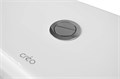 Унитаз-моноблок Creo Ceramique ONE 370х720х760 безободковый, в комплекте с быстросъемным сиденьем микролифт (ON0101) ON0101