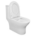 Унитаз-моноблок AZARIO Тэрни 670x350x760 горизонтальный слив, быстросъемное сиденье микролифт (AZ-8618) AZ-8618