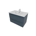 Тумба с раковиной для ванной AQ77080-MG серый матовый, 815х545х460 AQ77080-MG