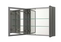 Шкаф зеркало для ванной Aquatek AQ7608-MC прямоугольное, 636*660*134 AQ7608-MC