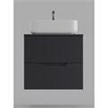 Orange Line Li-60TugMDF+B05-500W тумба с раковиной подвесная 60 см, графит/белый Li-60TugMDF+B05-500W Orange Line Li-60TugMDF+B05-500W тумба с раковиной подвесная 60 см, графит/белый Li-60TugMDF+B05-500W