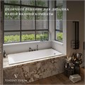 Чугунная ванна Devon 175x70x45 с хромированными ручками VDV1757045H/E60327CH