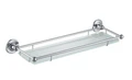 Полка в ванну стеклянная Timo Nelson 150072/00 chrome 4620760396159