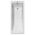Чугунная ванна Italon 170x70x45 с квадратными ручками оружейная сталь VIT1707045H/VH0012GM