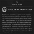 Чугунная ванна Kingston 180x80x50 с квадратными ручками оружейная сталь VKN1808050H/VH0012GM