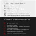 Чугунная ванна Kingston 180x80x50 с квадратными ручками оружейная сталь VKN1808050H/VH0012GM