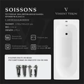 Чугунная ванна Soissons 170x70x42 с антискользящим покрытием VCN1707042-AS