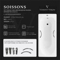 Чугунная ванна Soissons 170x70x42 с дугообразными хромированными ручками и антискользящим покрытием VCN1707042H/VH0015CH-AS