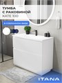 Тумба с раковиной в ванную ИТАНА Кейт, напольная 4657843672305