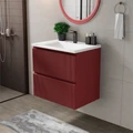 Тумба с раковиной в ванную ИТАНА Кейт, подвесная 4657792957492
