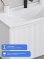 Тумба с раковиной в ванную ИТАНА Кейт, подвесная,  1 ящик 4657836467215