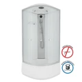 Душевая кабина Niagara Eco E80/40/MT (80х80х215) высокий поддон(40см),стекло матовое,4 места E80/40/MT