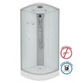 Душевая кабина Niagara Eco E80/13/MT (80х80х215) низкий поддон(13см),стекло матовое,3 места E80/13/MT