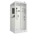 Душевая кабина Niagara Standart ST90/15Q (90х90х215) квадрат,поддон 15см,распашная,проф.белый,3 места ST90/15Q