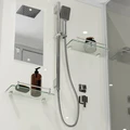 Душевая кабина Niagara Standart ST90/15Q (90х90х215) квадрат,поддон 15см,распашная,проф.белый,3 места ST90/15Q