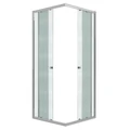 Душевое ограждение Niagara Eco NG-1008-14QMT (80х80х190) квадрат,раздвижное,хром,стекло матовое,1 место NG-1008-14QMT
