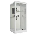 Душевая кабина Niagara Standart ST80/15Q (80х80х215) квадрат,поддон 15см,распашная,проф.белый,3 места ST80/15Q