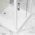 Душевая кабина Niagara Standart ST80/15Q (80х80х215) квадрат,поддон 15см,распашная,проф.белый,3 места ST80/15Q