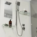 Душевая кабина Niagara Standart ST80/15Q (80х80х215) квадрат,поддон 15см,распашная,проф.белый,3 места ST80/15Q