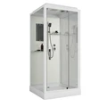 Душевая кабина Niagara Standart ST100/15Q (100х100х215) квадрат,поддон 15см,распашная,проф.белый,3 места ST100/15Q