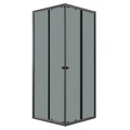 Душевое ограждение Niagara Eco NG-1009-14QT (90х90х190) квадрат,раздвижное,черный,стекло тонированное,1 место NG-1009-14QT