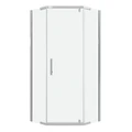 Душевое ограждение Niagara Eco NG-1009-14D (90х90х190) трапеция,распашное,хром,стекло прозрачное,1 место NG-1009-14D
