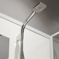 Душевая кабина Niagara Standart ST80/15Q/BK (80х80х200) квадрат,поддон 15см,распашная,проф.белый,без крыши,3 места ST80/15Q/BK