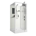 Душевая кабина Niagara Standart ST90/15Q/BK (90х90х200) квадрат,поддон 15см,распашная,проф.белый,без крыши,3 места ST90/15Q/BK