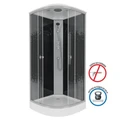 Душевая кабина Niagara Eco NG-4501-14 BLACK (90х90х215) низкий поддон(13см),стекло мозаика,3 места 45011453