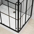 Душевая кабина Niagara Standart ST120/80/15QL/KL/BKT (120х80х225) низкий поддон(15см),черный,стекло прозрачное,3 места ST120/80/15QL/KL/BKT
