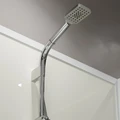 Душевая кабина Niagara Standart ST100/80/15Q/BK (100х80х200) прямоугольник,поддон 15см,распашная,проф.белый,без крыши,3 места ST100/80/15Q/BK