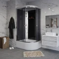 Душевая кабина Niagara Eco E120/80/40L/TN (120х80х215) высокий поддон(40см),стекло тонированное,4 места E120/80/40L/TN