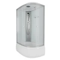 Душевая кабина Niagara Eco E120/80/40L/MT (120х80х215) высокий поддон(40см),стекло матовое,4 места E120/80/40L/MT