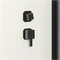Душевая кабина Niagara Standart ST90/15Q/BL (90х90х215) квадрат,поддон 15см,распашная,проф.черный,3 места ST90/15Q/BL