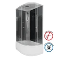Душевая кабина Niagara Eco NG-7510-14L BLACK (120х80х215) высокий поддон(40см),стекло мозаика,4 места 7510L