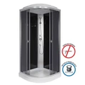 Душевая кабина Niagara Eco E100/13/TN (100х100х215) низкий поддон(13см),стекло тонированное,3 места E100/13/TN