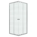 Душевое ограждение Niagara Eco NG-1010-14QMT (100х100х190) квадрат,раздвижное,хром,стекло матовое,1 место NG-1010-14QMT
