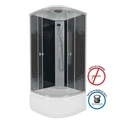 Душевая кабина Niagara Eco NG-7509-14BLACK (100х100х215) высокий поддон(40см),стекло мозаика,4 места 7509