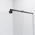 Душевая перегородка Niagara Nova NG-681-12ВLACK (120х195) черный,стекло прозрачное,1 место NG-681-12BLACK