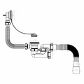 Сифон для ванны 1 1/2"х40 регулируемый с вып. и пер. с г/т 40/50 V255-TL