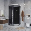 Душевая кабина Niagara Eco E120/80/13L/TN (120х80х215) низкий поддон(13см),стекло тонированное,3 места E120/80/13L/TN