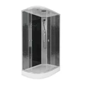 Душевая кабина Niagara Eco NG-4512-14R BLACK (120х80х215) низкий поддон(13см),стекло мозаика,3 места 45121453R