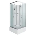Душевая кабина Niagara Classic NG-1108-14BK (90х90х200) средний поддон(26см),стекло матовое,4 места с полкой 11081424BK