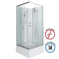 Душевая кабина Niagara Classic NG-1108-14BK (90х90х200) средний поддон(26см),стекло матовое,4 места с полкой 11081424BK