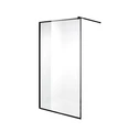 Душевая перегородка Niagara Nova NG-687-11ВLACK (110х195) черный,стекло прозрачное,1 место NG-687-11BLACK