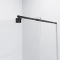 Душевая перегородка Niagara Eco NG-551-70BLACK (70х190) черный,стекло прозрачное,1 место NG-551-70BLACK