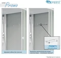 Душевая кабина Niagara Promo P100/70/26L/MT/BK (100х70х195) 4 места P100/70/26L/MT/BK